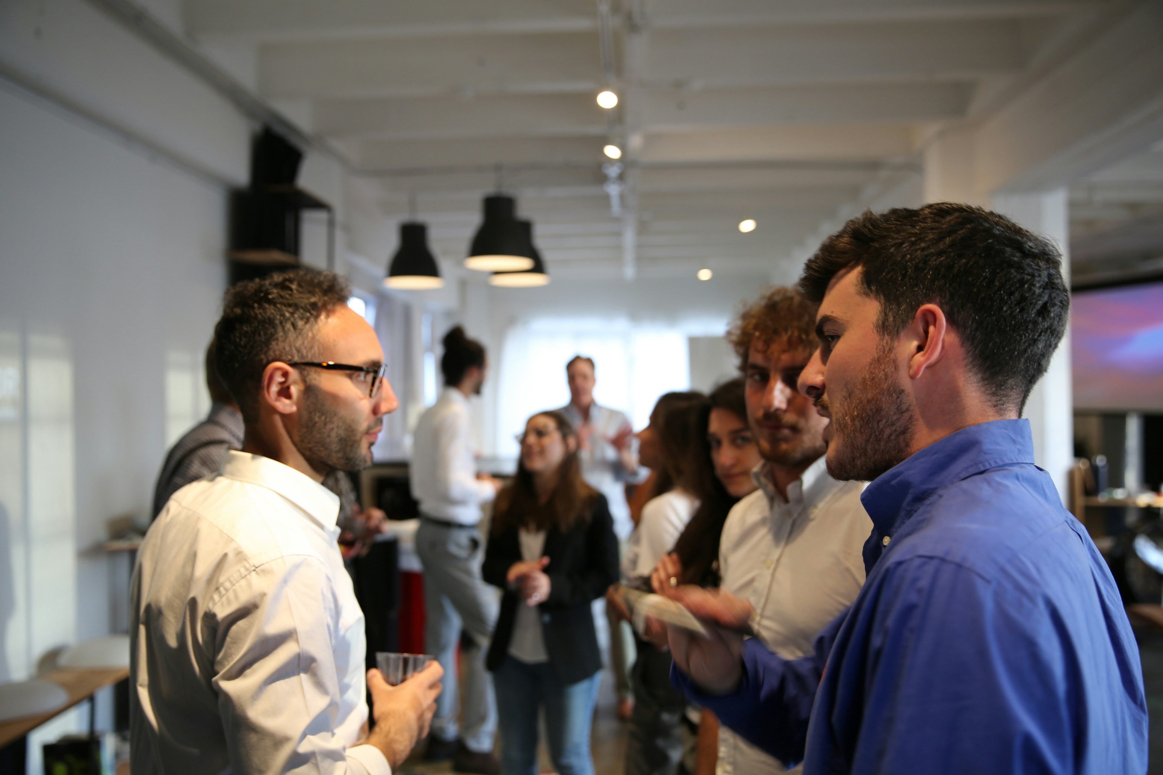PitchIt founders and investors in conversation